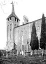 Saint-Avit-Sénieur : Abbaye (ancienne) - Eglise : façade sud