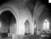 Maizières : Eglise Saint-Pierre - Vue intérieure de la nef et du transept nord, vers le nord-est