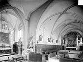 Grainville-sur-Odon : Eglise - Vue intérieure du chœur et du transept nord