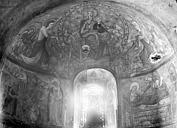 Saulcet : Eglise - Peintures murales d'une absidiole