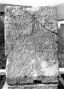 Saint-Philbert-de-Grand-Lieu : Eglise abbatiale Saint-Philbert - Crypte, inscription