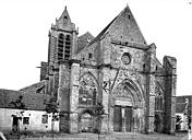 Saint-Sulpice-de-Favières : Eglise Saint-Sulpice - Ensemble ouest