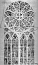 Mans (Le) : Cathédrale Saint-Julien - Relevé de vitrail du transept nord