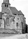 Vieil-Baugé (Le) : Eglise Saint-Symphorien - Façade sud : Abside et transept