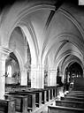 Mirebeau-sur-Bèze : Eglise - Vue intérieure du bas-côté sud