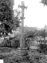 Grosbois-en-Montagne (supposé) * Grobois-les-Tichey (supposé) : Croix monumentale - Vue d'ensemble : revers