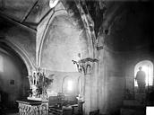Rochepot (la) : Eglise - Vue intérieure du transept