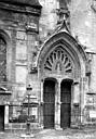 Conches-en-Ouche : Eglise Sainte-Foy - Portail de la façade ouest