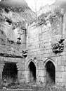 Domme : Remparts - Porte des Tours : Vue intérieure d'une tour