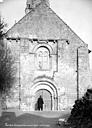 Ferrière-Larçon : Eglise Saint-Mandet - Façade ouest