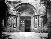 Romans-sur-Isère : Eglise Saint-Barnard - Portail de la façade ouest