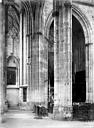Rouen : Eglise Saint-Ouen - Vue intérieure du bas-côté nord
