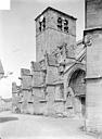 Revigny-sur-Ornain : Eglise - Façade sud : Clocher et contreforts