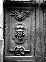 Rouen : Maison Louis XIII (démolie) - Vantail de porte