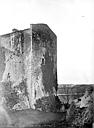 Mirepoix : Château dit de Terride (ruines) - Façade extérieure