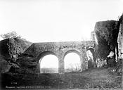 Mirepoix : Château dit de Terride (ruines) - Pont