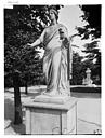Paris 01 : Jardin des Tuileries - Statue de Polymnie, Clio, l'Eloquence