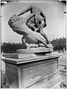 Paris 01 : Jardin des Tuileries - Statue d'Alexandre le grand vainqueur du lion de Bazaria
