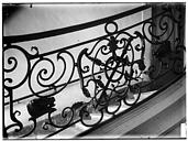 Paris 03 : Maison dite aussi hôtel d'Ecquevilly ou du Grand Veneur - Rampe d'escalier en fer