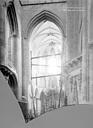 Saint-Pierre-sur-Dives : Abbaye (ancienne) - Eglise : Vue intérieure de la nef vers le chœur