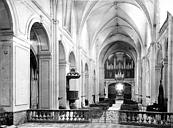 Verdun : Cathédrale Notre-Dame-de-l'Assomption - Vue intérieure de la nef, vers l'entrée