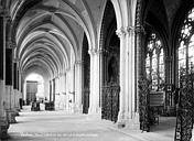 Verdun : Cathédrale Notre-Dame-de-l'Assomption - Vue intérieure du bas-côté sud : chapelle privilégiée