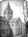 Havre (Le) : Abbaye de Graville-Sainte-Honorine (ancienne) - Eglise. Façade nord : Transept et clocher