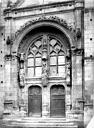 Tours : Eglise Saint-Symphorien - Portail de la façade ouest