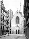 Paris 05 : Collège de Beauvais (ancien) - Chapelle : Façade et clocher