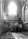 Paris 05 : Collège de Beauvais (ancien) - Chapelle : Vue intérieure de la nef vers l'entrée