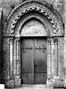 Grez-sur-Loing : Eglise - Portail nord de la façade ouest