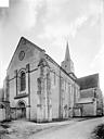 Aix-d'Angillon (Les) : Eglise collégiale Saint-Germain - Ensemble sud-ouest