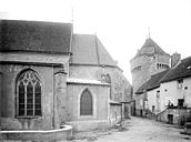 Arnay-le-Duc : Prieuré (ancien) * Eglise - Abside, côté sud