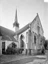 Bussière-sur-Ouche (La) : Abbaye cistercienne de la Bussière (ancienne) * Eglise abbatiale - Angle sud-est : Transept, abside et clocher