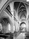 Flavigny-sur-Ozerain : Eglise Saint-Genest - Vue intérieure de la nef vers le nord-est