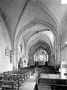 Grignon : Eglise Saint-Jean-l'Evangéliste - Vue intérieure de la nef vers le choeur