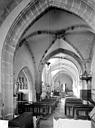 Grignon : Eglise Saint-Jean-l'Evangéliste - Vue intérieure de la nef vers l'entrée