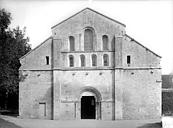 Marmagne : Abbaye de Fontenay * Eglise Abbatiale - Eglise : Façade ouest