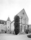 Marmagne : Abbaye de Fontenay - Bâtiments abbatiaux : Angle nord-ouest
