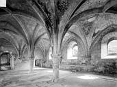 Marmagne : Abbaye de Fontenay - Bâtiment de la forge : Vue intérieure