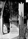 Dijon : Eglise Notre-Dame - Porche : Vue intérieure vers le nord-est