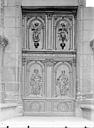 Dijon : Eglise Saint-Michel - Portail nord de la façade ouest : Porte à vantaux