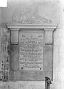Dijon : Eglise Saint-Michel - Monument funéraire des frères Rigoley de Puligny morts en 1769 et 1770, premiers présidents de la Chambre des Comptes
