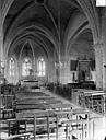 Beaune : Eglise Saint-Nicolas - Vue intérieure de la nef vers le sud-est