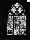 Semur-en-Auxois : Eglise Notre-Dame - Vitrail : La légende et le martyre de sainte Barbe
