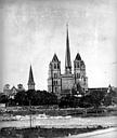 Dijon : Cathédrale Saint-Bénigne - Vue générale côté ouest