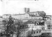 Verdun : Evêché (ancien) * Cathédrale Notre-Dame-de-l'Assomption - Vue générale prise du sud-est