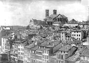 Verdun : Cathédrale Notre-Dame-de-l'Assomption - Vue générale prise de l'est
