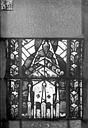 Toul : Eglise Saint-Gengoult - Vitrail du transept nord, fenêtre B, 1ère lancette à gauche, panneaux au dessus 7 et 8