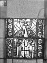 Toul : Eglise Saint-Gengoult - Vitrail du transept nord, fenêtre B, 3ème lancette, panneaux au dessus 23, 24